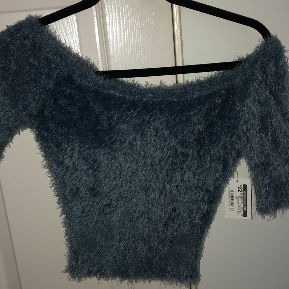 fuzzy shirt